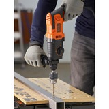 BLACK+DECKER BEHS01K-QS, Marteau piqueur Noir/Orange