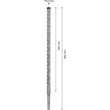 Bosch Expert Foret SDS plus-7X, Perceuse Marteau perforateur, Hammer drill bit, 1,4 cm, 365 mm, Béton, pierre, 30 cm