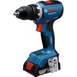 Bosch GSR 18V-65 2100 tr/min Clé 1,06 kg Noir, Bleu, Perceuse/visseuse Bleu, Perceuse à poignée pistolet, Clé, Noir, Bleu, 2100 tr/min, 550 tr/min, 2100 tr/min