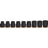 Bosch Set d'embouts à douille d'impact PRO 3/4", 9 pièces, Clés mixtes à cliquet Noir