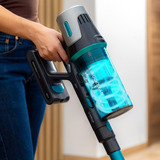 Cecotec Conga Rockstar 1500 Horizon Genesis XL, Aspirateur balais Turquoise/Noir