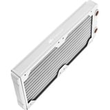 Corsair Hydro X Series XR5 240 mm Water Cooling, Radiateur Blanc, Radiateur, Laiton, Cuivre, Blanc, 12 cm, 280 mm, 30 mm