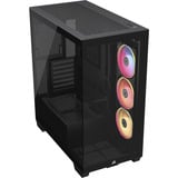 Corsair  boîtier midi tower Noir | 2x USB-A | 1x USB-C | RGB | Window