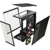 Corsair  boîtier midi tower Noir | 2x USB-A | 1x USB-C | RGB | Window