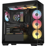 Corsair  boîtier midi tower Noir | 2x USB-A | 1x USB-C | RGB | Window