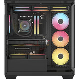 Corsair  boîtier midi tower Noir | 2x USB-A | 1x USB-C | RGB | Window