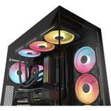 Corsair  boîtier midi tower Noir | 2x USB-A | 1x USB-C | RGB | Window