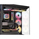 Corsair  boîtier midi tower Noir | 2x USB-A | 1x USB-C | RGB | Window