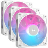 Corsair iCUE LINK RX120 RGB Triple Reconditionné ventilateurs de boîtier Blanc, 3 pièces, 120 x 120 x 25 mm, PWM