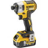 DEWALT Perceuse-visseuse à percussion sans fil DCK266P2 Set, 18V, 2 pièces, Perceuse à percussion Jaune/Noir