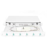 Digitus Boîte de fusion fibre optique, 1U, équipée, 6x LC DX, OM3, Boîte de raccordement 