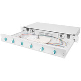Digitus Boîte de fusion fibre optique, 1U, équipée, 6x LC DX, OM3, Boîte de raccordement 