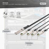 Digitus Câble Direct Attach 40G QSFP+ vers 4XSFP+ 5m 