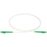 Digitus Câble de raccordement fibre optique simplex, renforcé en acier, monomode, LC/APC > LC/APC Blanc