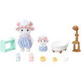 EPOCH Sylvanian Families - Ensemble de jeu bain Souris Marshmallow, Jouets de construction 