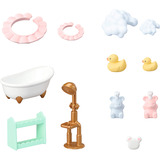 EPOCH Sylvanian Families - Ensemble de jeu bain Souris Marshmallow, Jouets de construction 