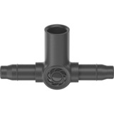 GARDENA Pièce en T pour pulvérisateurs / goutteurs finaux 4.6 mm (3/16"), Connexion Gris foncé
