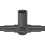 GARDENA Pièce en T pour pulvérisateurs / goutteurs finaux 4.6 mm (3/16"), Connexion Gris foncé