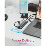 ICY BOX IB-HUB1450-C31, Hub USB Anthracite