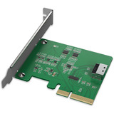 Icy Dock MB408A5 "EXLink" MCIO 4i (SFF-TA-1016) vers adaptateur PCIe 5.0 x4, Carte d'interface 