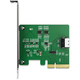 Icy Dock MB408A5 "EXLink" MCIO 4i (SFF-TA-1016) vers adaptateur PCIe 5.0 x4, Carte d'interface 