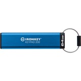 Kingston IronKey Keypad 200 64 Go, Clé USB IKKP200/64GB, USB-A 3.2 Gen 1