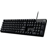 Logitech G413 SE clavier gaming mécanique Noir, Layout DE (QWERTZ), 100%