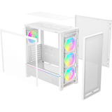 Ocypus Delta C70 ARGB boîtier midi tower Blanc | 2x USB-A | 1x USB-C | RGB | Verre trempé