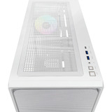 Ocypus Delta C70 ARGB boîtier midi tower Blanc | 2x USB-A | 1x USB-C | RGB | Verre trempé