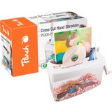 Peach PS300-21 destructeur de papier Destruction croisée 21 cm Noir, Bleu, Gris, Destructeur de document Destruction croisée, 21 cm, 4 L, Home office/Personal, P-4, Noir, Bleu, Gris