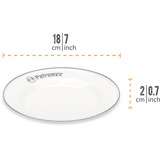 Petromax px-plate-18-w, Plaque Blanc