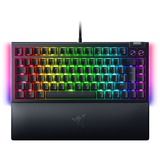 Razer BlackWidow V4 75%, clavier gaming Noir, Layout US (QWERTY), Razer certified Mechanical Orange Switches