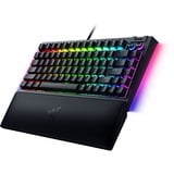 Razer BlackWidow V4 75%, clavier gaming Noir, Layout US (QWERTY), Razer certified Mechanical Orange Switches