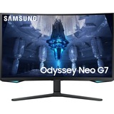 SAMSUNG Odyssey Neo G7 S32BG750NU 32" 4K Ultra HD incurvé Gaming Moniteur Noir, 2x HDMI, 1x DisplayPort, 2x USB-A 3.2 (5 Gbit/s), 165 Hz