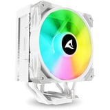 Sharkoon A50 RGB Refroidisseur CPU Blanc, Connecteur de ventilateur PWM à 4 broches