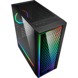 Sharkoon RGB LIT 200 Reconditionné boîtier midi tower Noir | 3x USB-A | RGB | Window