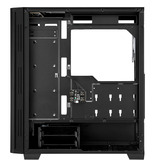 Sharkoon RGB LIT 200 Reconditionné boîtier midi tower Noir | 3x USB-A | RGB | Window