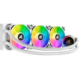 Sharkoon S90 RGB Blanc, Watercooling Blanc, Connecteur de ventilateur PWM à 4 broches