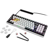 Sharkoon SKILLER SGK50 S2, clavier gaming Blanc, Layout DE, Gateron Red