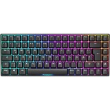 Sharkoon SKILLER SGK50 S3 RGB clavier gaming mécanique Noir, Layout DE (QWERTZ), Gateron Yellow, 75%