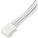 SilverStone Câble de rallonge d'alimentation SST-PP07E-EPS8W-V2, EPS 12V 8 broches (4+4), Câble d'extension Blanc