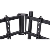 Thermaltake Support triple moniteur noir, pour cockpit de simulateur de course GR500, Support de moniteur Noir