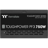 Thermaltake Toughpower PF3, 750W alimentation  Noir, 4x PCIe, gestion des câbles