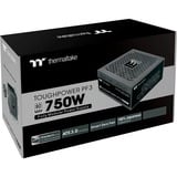 Thermaltake Toughpower PF3, alimentation modulaire 750 watt Noir, 4x PCIe, 4x PCIe, gestion des câbles