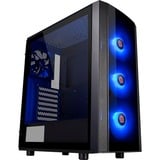 Versa J25 TG RGB Midi Tower Noir, boîtier pc