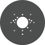 Ubiquiti Gang Box Montageplatte (UACC-GB-Plate-B), Montage au plafond Noir