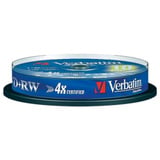Verbatim DVD+RW 4,7 GO, Support vierge DVD 10 pièces