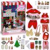 ZAPF Creation BABY born Advent Calendar 43cm, Accessoires de poupée BABY born Advent Calendar 43cm, Ensemble d'habits de poupée, 3 an(s)