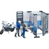 bruder Poste de police bworld avec moto de police, Figurine 62732
