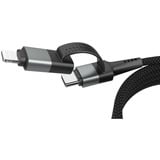 Ansmann Câble de charge magnétique 4 en 1 Noir